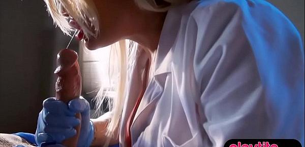 Blonde and busty nurse gets fucked hard by the doctor